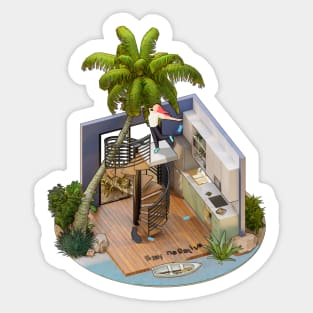 indoor paradise Sticker